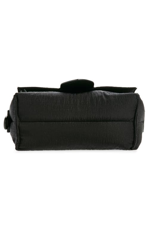 Shop Jacquemus Le Petit Bambino Nylon Messenger Bag In Black