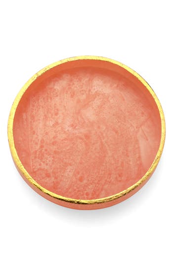 Tiramisu Resin Serving Tray In Pink