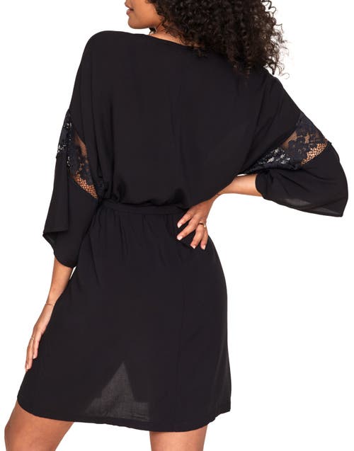 Shop Adore Me Desirae Robe In Black