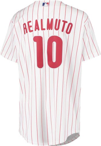 Women's Philadelphia Phillies JT Realmuto Nike Red Name & Number T-Shirt