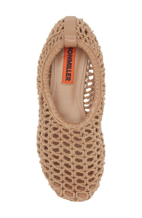 Shop Simon Miller Simonmiller Riad Crochet Flat In Natural