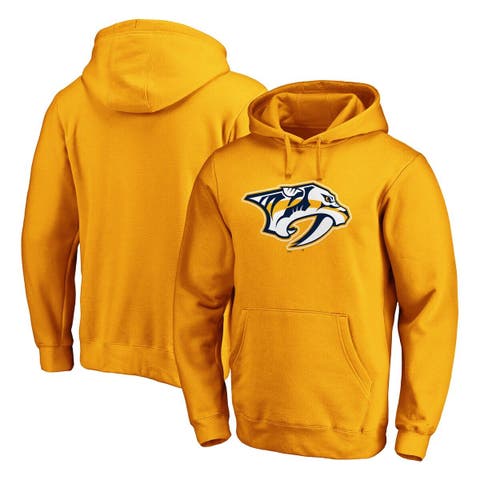 Youth Gold Nashville Predators Ageless Must-Have Lace-Up Pullover Hoodie