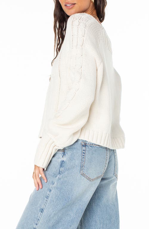 Roxy Day Dreams Sweater In Egret