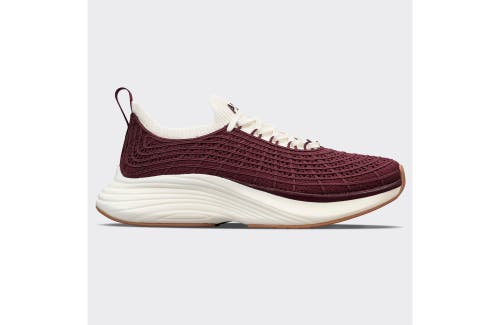 Shop Apl Athletic Propulsion Labs Techloom Zipline Sneakers In Burgundy/ivory/gum