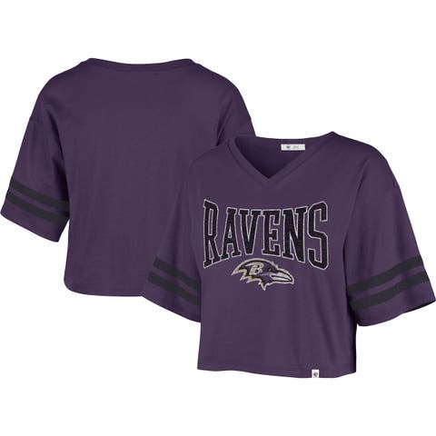 Lids Baltimore Ravens '47 Women's Treasure Frankie T-Shirt - Black