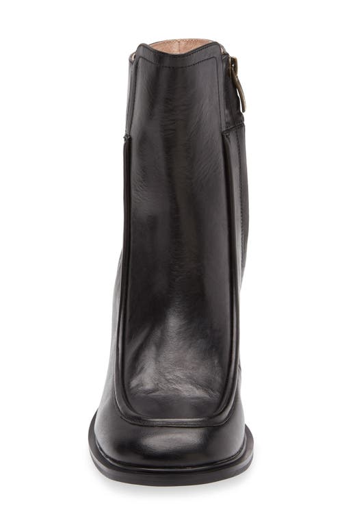 Chocolat Blu Haru Bootie In Black Leather