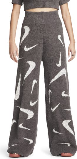 Nike Sportswear Phoenix Cozy Bouclé Wide Leg Pants | Nordstrom