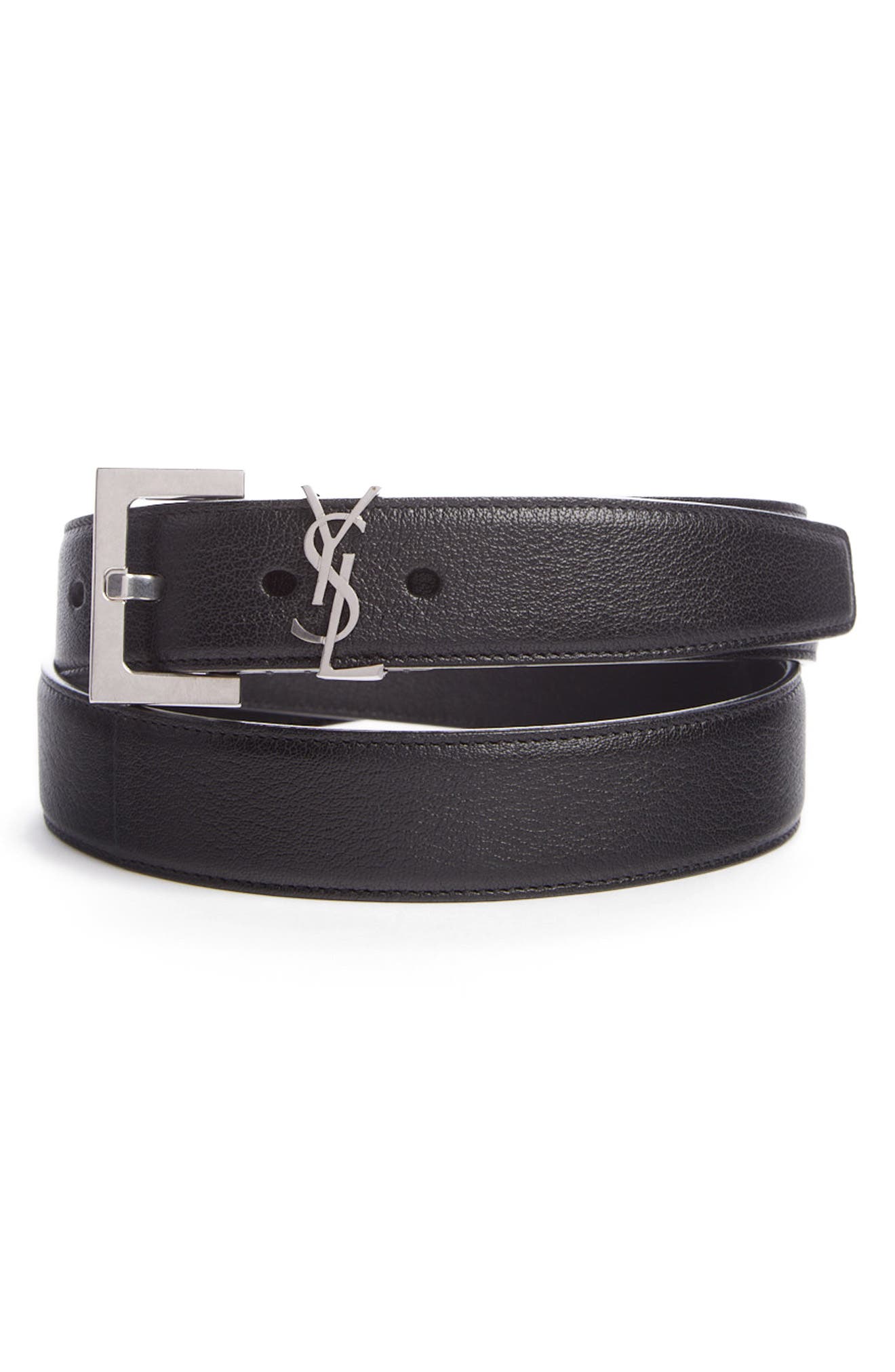 Saint Laurent Monogram belt - Black