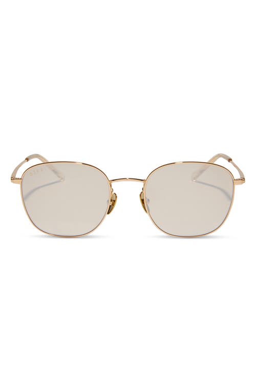 DIFF Axel 54mm Square Sunglasses in Honey Crystal Flash at Nordstrom