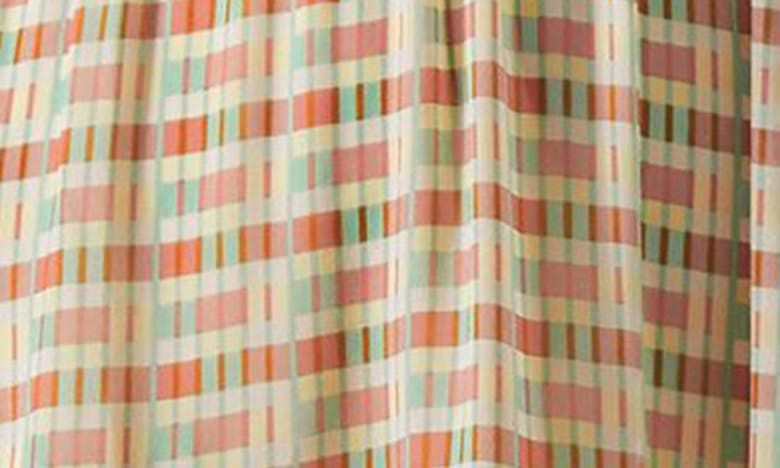 Shop Lk Bennett Bea Print Ruffle Asymmetric Long Sleeve Silk Midi Dress In Rose