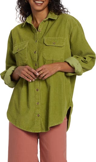 Billabong Always Golden Oversize Cotton Corduroy Shirt Jacket | Nordstrom