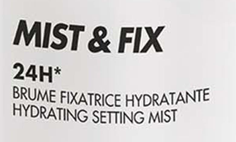 Make Up For Ever Mist & Fix 24h Hydrating Setting Mist, 3.4 Oz.