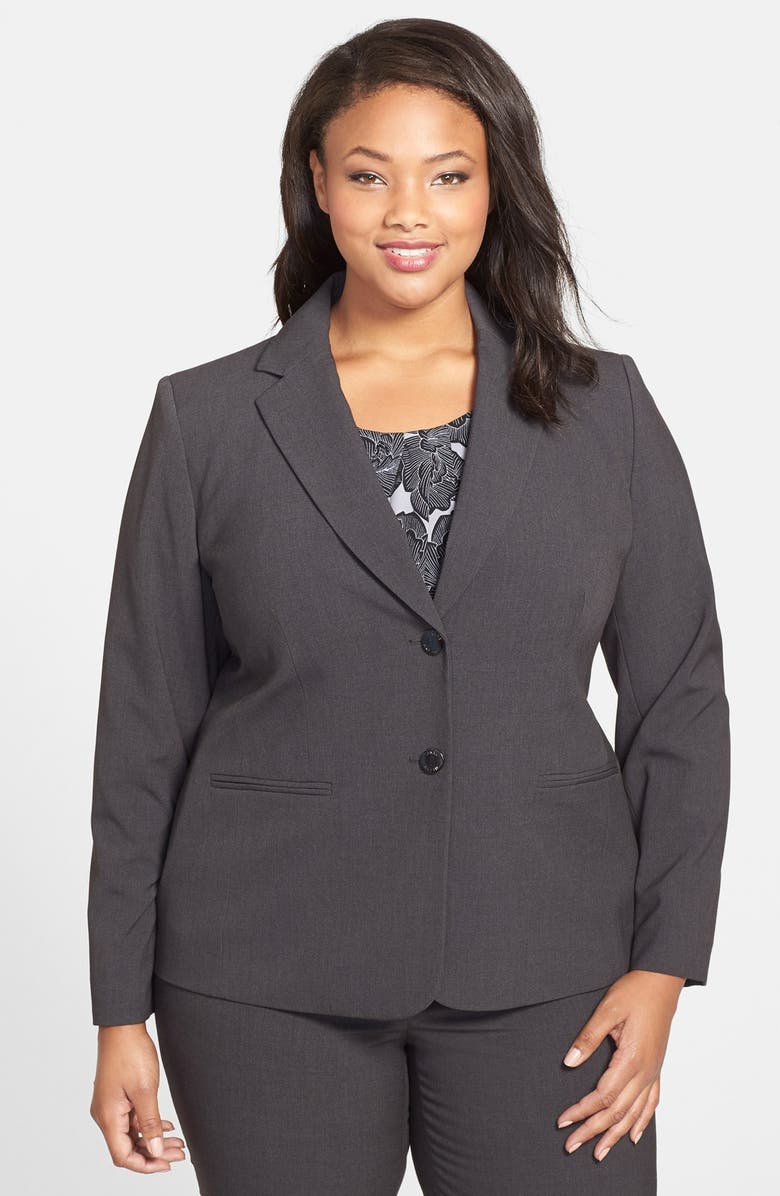 Anne Klein Two-Button Jacket (Plus Size) | Nordstrom
