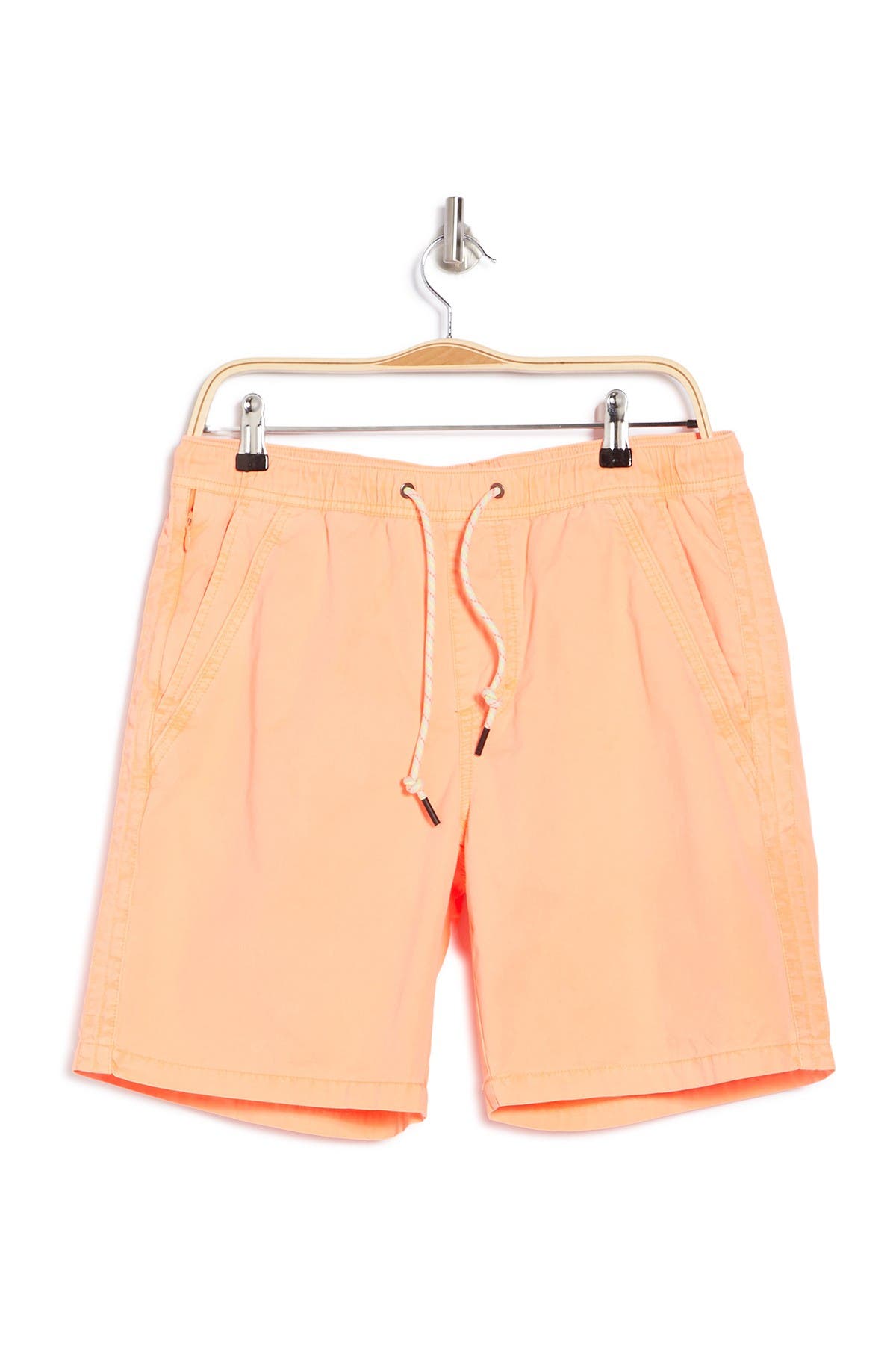 Union Denim Sun-sational Pull-on Woven Shorts In Neon Guava
