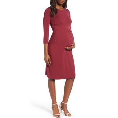 Isabella Oliver Ivybridge Maternity Dress, (fits like 2 US) - Pink