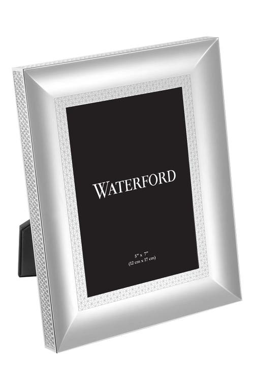 Waterford Lismore Diamond Lead Crystal Picture Frame in Silver at Nordstrom