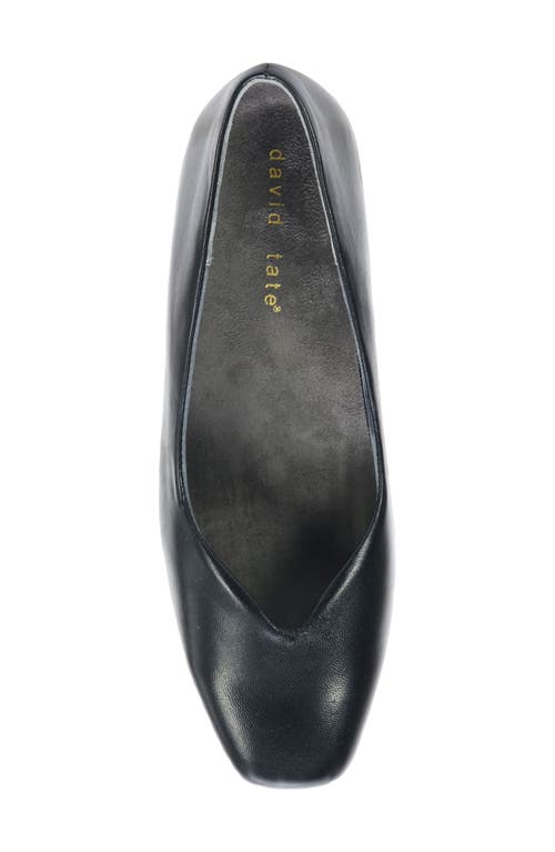David Tate Freedom Pump In Black Lamb