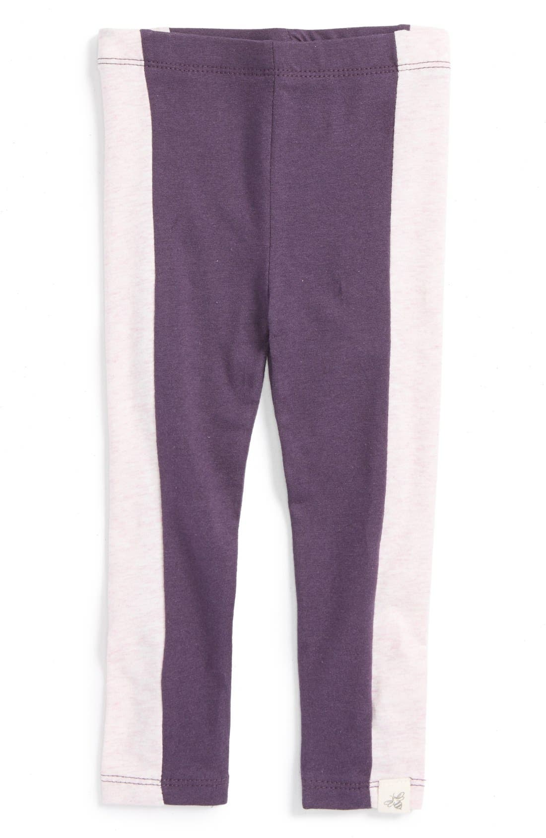 Burt's Bees Baby 'Tuxedo' Leggings (Baby Girls) Nordstrom