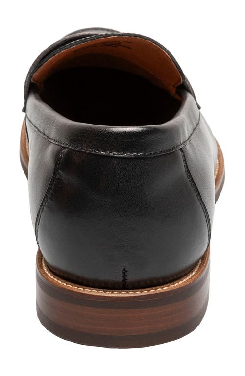 Shop Florsheim Ruvo Moc Toe Penny Loafer In Black