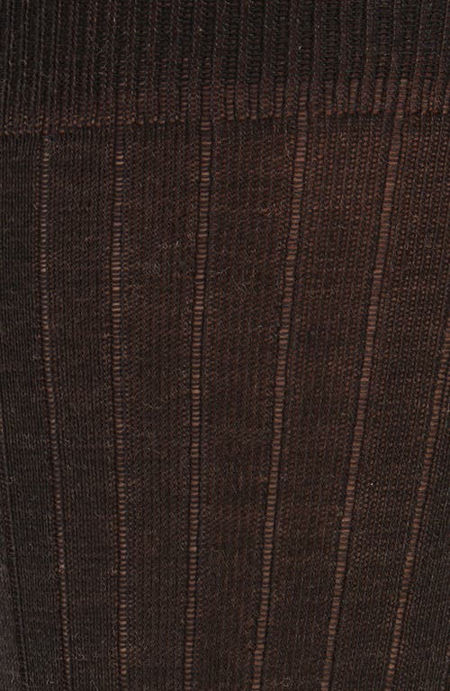 Nordstrom Merino Wool Blend Dress Socks In Brown