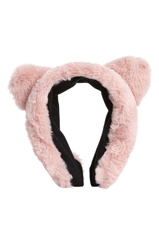 Tasha Na Furry Cat Ear Headband In Pink