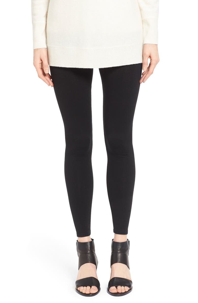 Eileen Fisher Tencel® Fleece Ankle Leggings (Regular & Petite) | Nordstrom