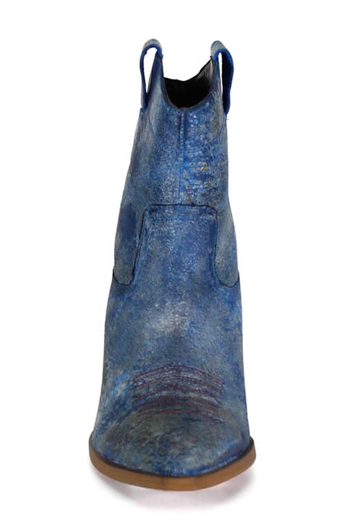 Diba True Rave Lion Western Boot In Electric Blue