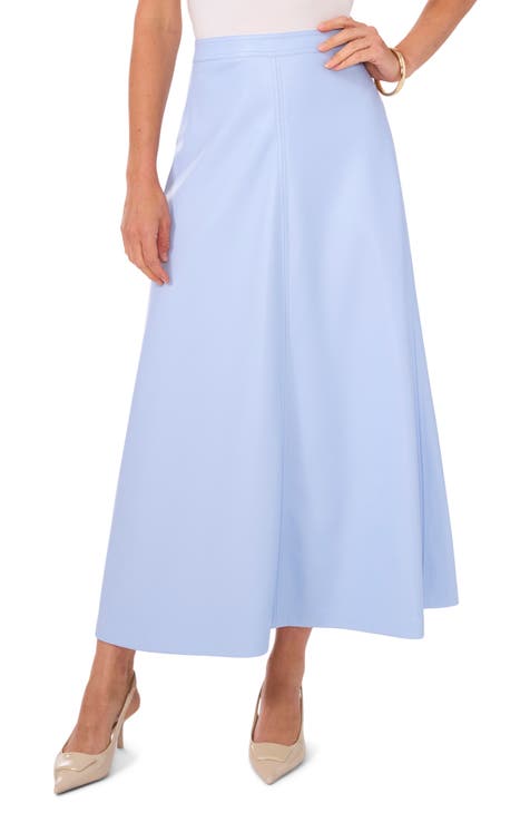 Women's Blue Leather & Faux Leather Skirts | Nordstrom