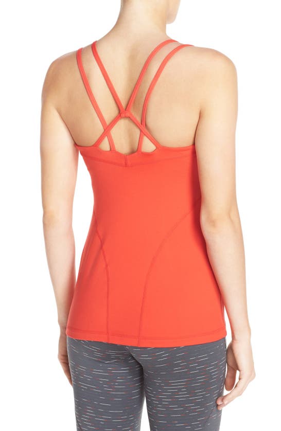 Shop Zella Jewel Tank In Red Poppy