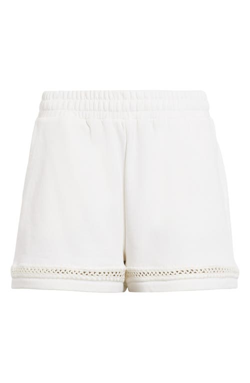 Shop Allsaints Ewelina Lila Shorts In Chalk White