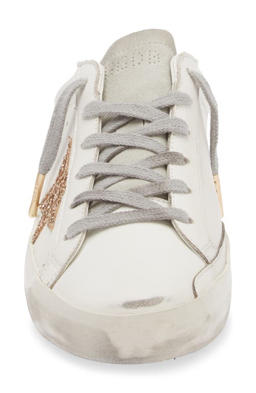 Shop Golden Goose Super-star Sabot Mule Sneaker In White/gold