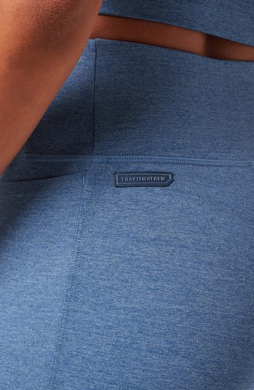 Travismathew Where It Counts Pocket Leggings In Heather Copen Blue