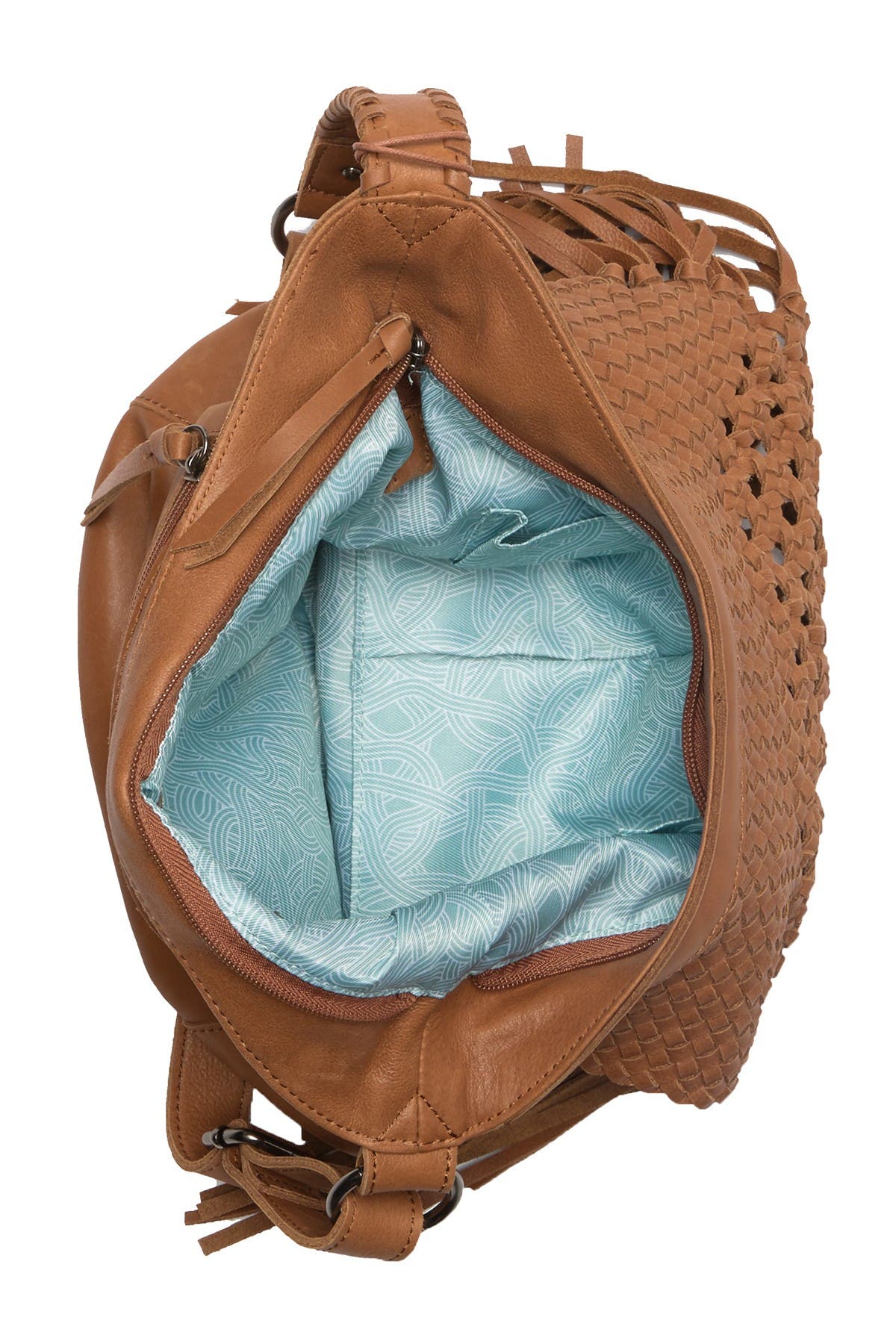 The Sak Filmore Leather Hobo Bag In Light/pastel Brown5