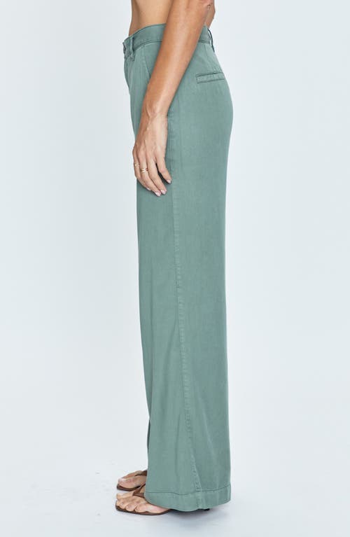 Shop Pistola Jayden Wide Leg Pants In Olivine