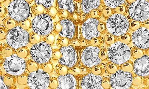 Eye Candy Los Angeles Love Cubic Zirconia Stud Earrings In Gold