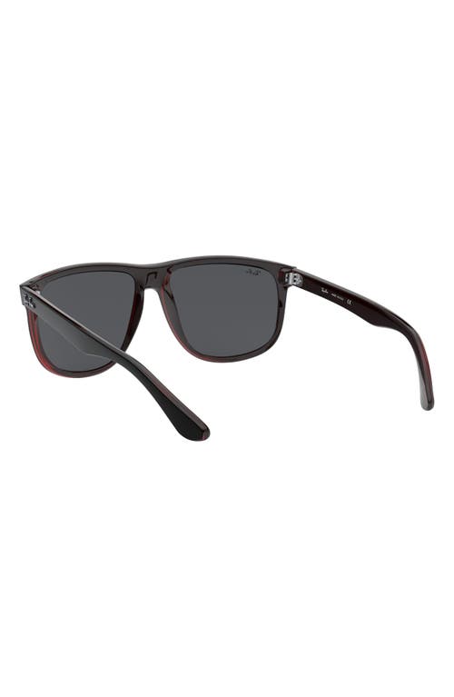 Shop Ray Ban Ray-ban Boyfriend 60mm Flat Top Sunglasses In Black