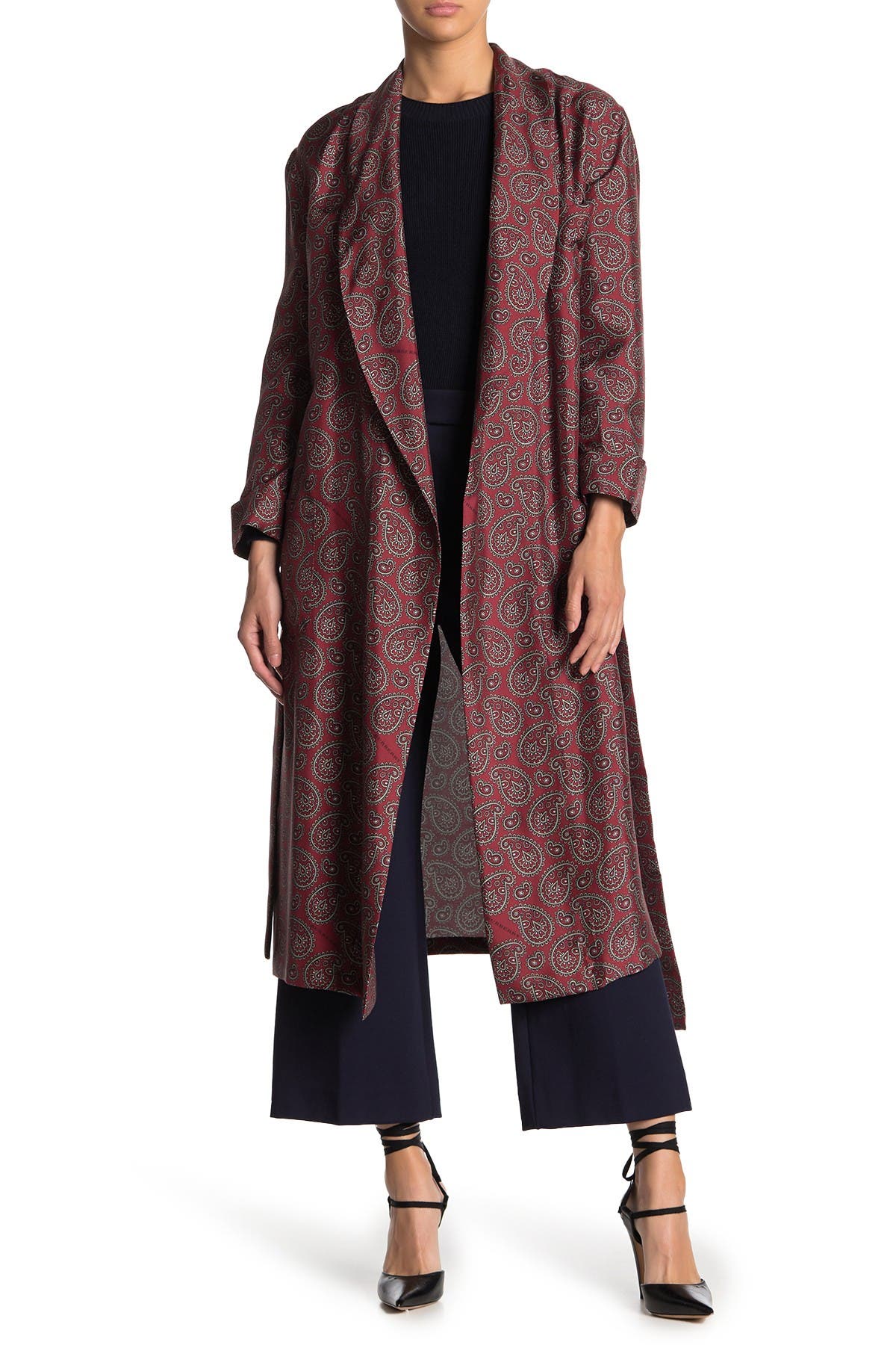 burberry silk robe