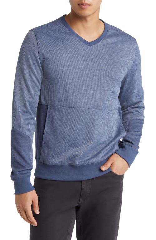 Robert Barakett Seven Kings Kanga V-Neck Pullover in Blue at Nordstrom, Size Large