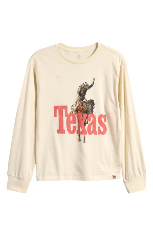 Treasure & Bond Kids' Graphic T-shirt In Ivory Dove Texas