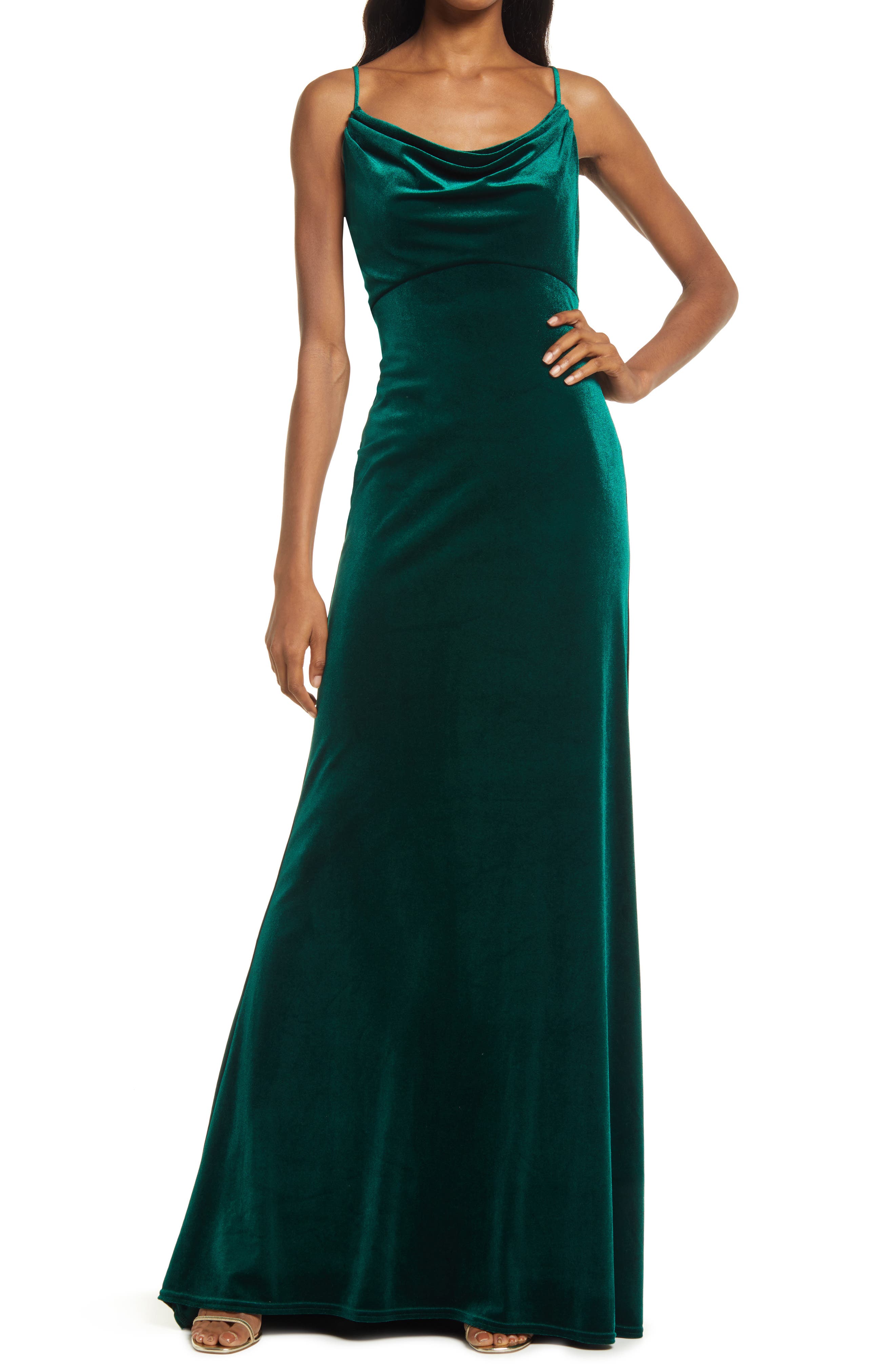 tadashi shoji velvet dress