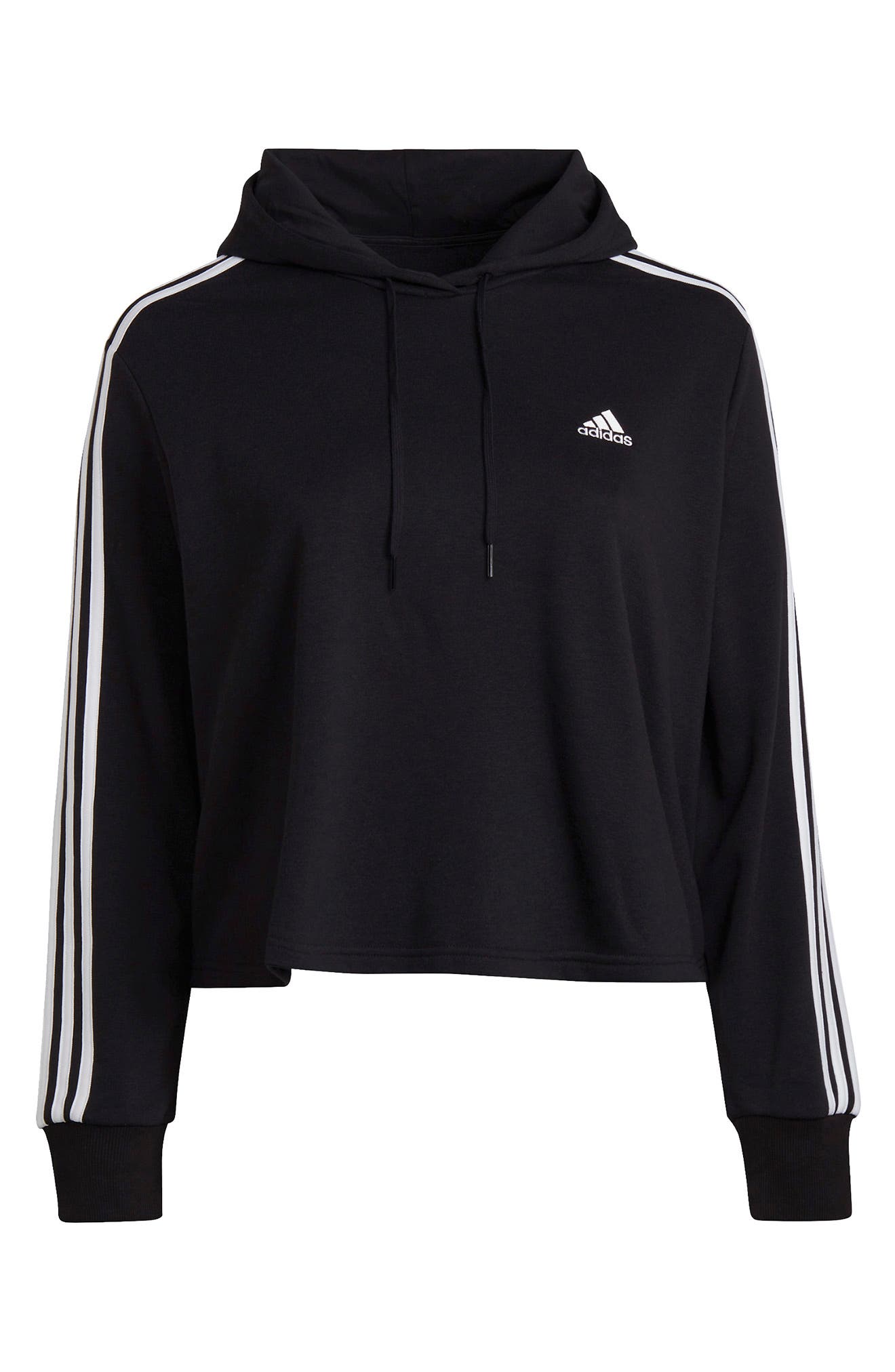 adidas cropped zip up hoodie