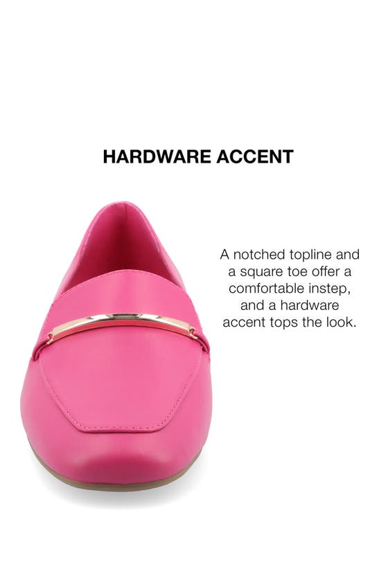 Shop Journee Collection Tru Comfort Foam Wrenn Flat In Fuchsia