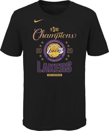 Nike Preschool Nike Black Los Angeles Lakers 2020 NBA Finals Champions ...