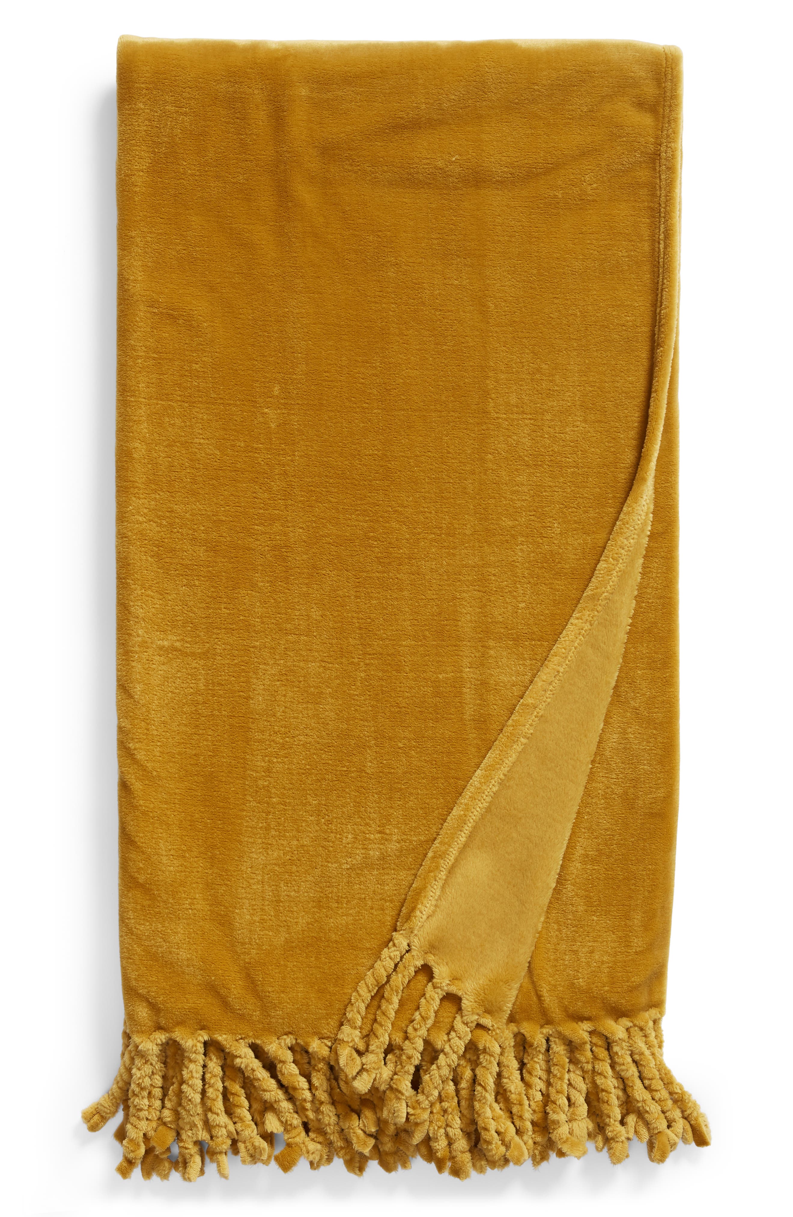 NORDSTROM AT HOME,
                            Kennebunk Bliss Plush Throw,
                            Main thumbnail 190, color,
                            312