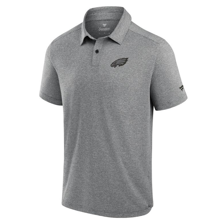 Shop Fanatics Signature Black Philadelphia Eagles Front Office Tech Polo Shirt