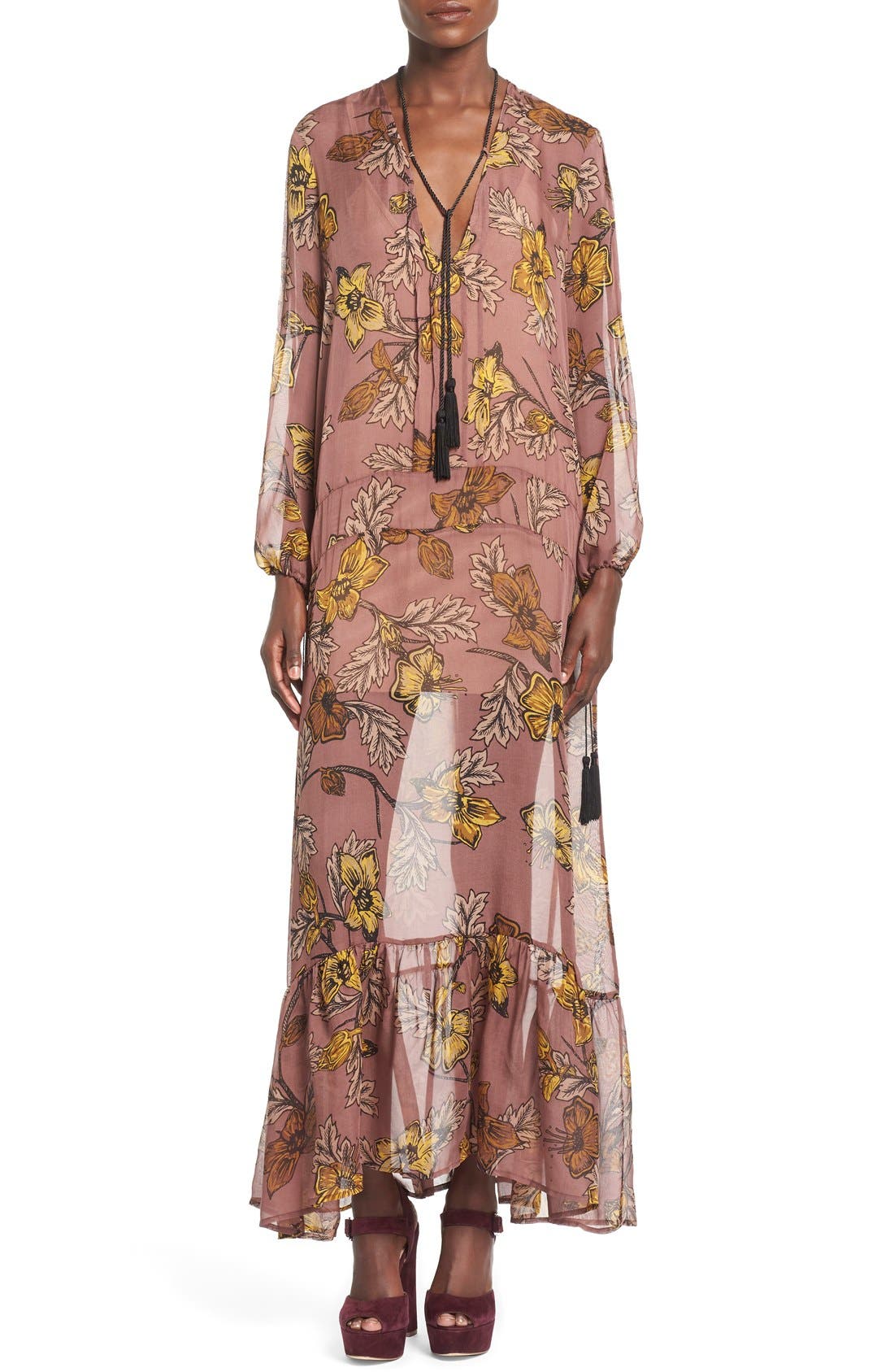 for love and lemons rosa marie maxi dress