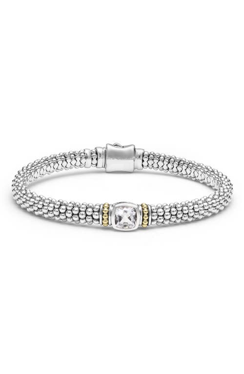 LAGOS Caviar Color White Topaz Bracelet at Nordstrom