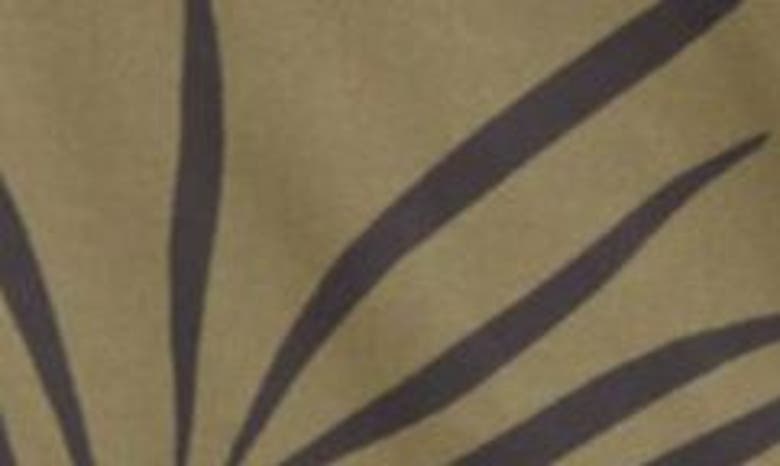 Moncler Tropical Fern Print Short-sleeved Shirt In Olive Print