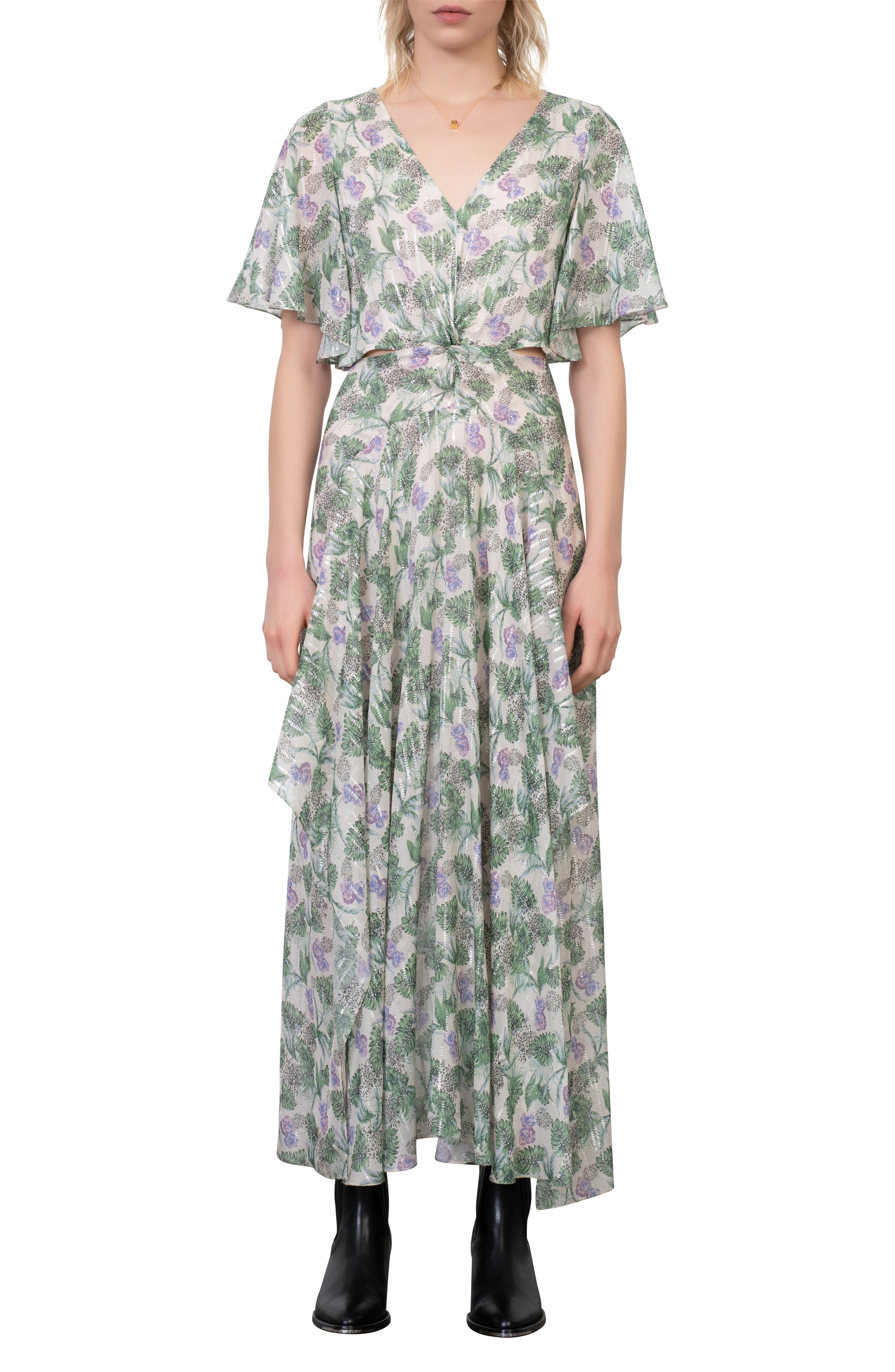 maje wrap dress