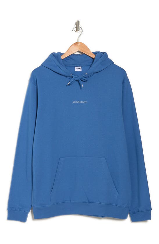Nn07 Barrow 3385 Slim Fit Hoodie In Bright Cobalt